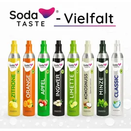 sodataste Classic, - CO2-Kaufzylinder (Reservezylinder) für bis zu 60l gesprudeltes Wasser