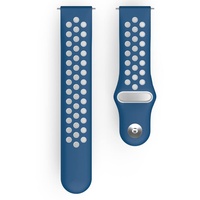 Hama Ersatzarmband Sport für Fitbit Versa 2 blau/grau (86227)