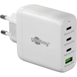 goobay Multiport-Schnellladegerät 68 W, weiß