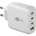 goobay Multiport-Schnellladegerät 68 W, weiß