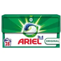 Ariel 3in1 PODS Flüssigwaschmittelkapseln Original. 28 Waschgänge