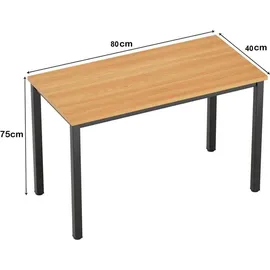 luxuskollektion Computertisch Schreibtisch 80x40x75 cm Büro Workstation E1