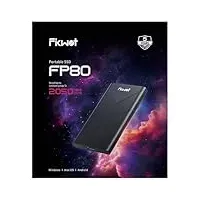 Fikwot FP80 Externe SSD 1TB Portable SSD USB-C 3.2 Gen2, bis zu 2050MB/s, Tragbare Externe Festplatte SSD für iPhone 15/16 Pro Max, PS5/PS4(Pro), Android, Xbox, Mac, PC