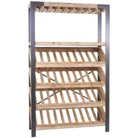 MCW Weinregal 189 x 114 x 39 cm Braun