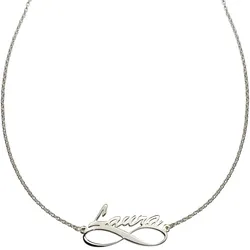 Namenskette FIRETTI "Schmuck Geschenk Silber 925 Halskette mit deinem Namen", silber (silberfarben), Halsketten, Damen, Silber 925 (Sterlingsilber), L: 48cm