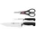 Zwilling Vier Sterne Messerset 3-tlg. Schwarz/Silber