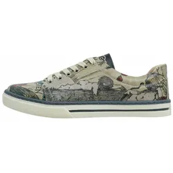 Sneaker DOGO "Damen Classic Sneaker Classic Sneaker Vegan Damen Sneaker /", Damen, Gr. 40, Normalschaft, blau, Lederimitat, Schuhe, Vegan
