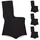 Relaxdays Stuhlhusse Schwarz 8er Set
