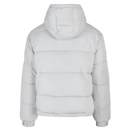URBAN CLASSICS Hooded Cropped Jacke Light Gray L