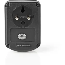 Nedis - Netzstromversorgung - 230 V AC 50 Hz - 45 W - Schutzkontakt - Schwarz