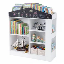 komfotteu Kinderregal KMB54 60 x 53 x 48 cm Kiefer weiß