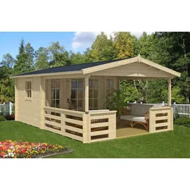 Alpholz Lappland-40 B 4 x 5,94 m Beige