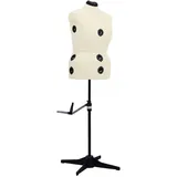 vidaXL Schneiderpuppe Verstellbar Weiblich Creme L Größe 44-50