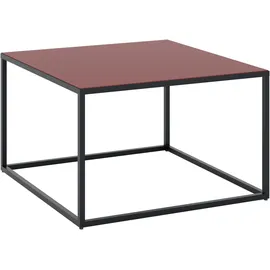 Set One by Musterring Reno Rot/Schwarz Glas 80 x 50 x 80 cm