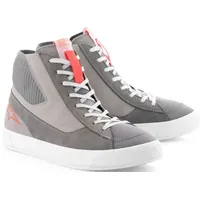Alpinestars Stated, Schuhe - Hellgrau/Neon-Rot/Weiß - 9 US