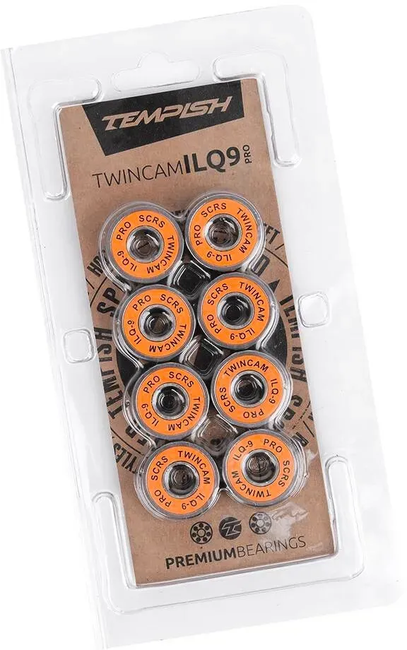 Kugellager Tempish  ILQ 9 TWINCAM PRO 8-Pack - orange