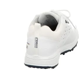 SKECHERS Damen Go Pro 2 Spiked Wasserdichter Golfschuh, weiß/Marineblau, 37