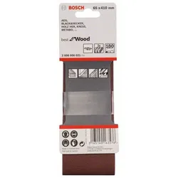 Bosch Accessories 2608606021 Schleifband K?rnung (num) 180 (L x B) 410 mm x 65 mm 3 St.