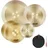 Vevor Beckenset 4-teilig 254mm Splash 355mm HiHat 400mm Crash 505mm Ridebecken (10 14 16 20 Inches)
