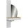 Vicco Schminktisch Melina, Weiß/Eiche, 100 cm mit Led-spiegel, Vicco