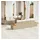 vidaXL Garten Essgruppe 9-tlg. Beige