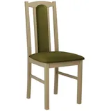 MIRJAN24 Stuhl Bos VII (1 Stück), aus Buchenholz, 43x47x95 cm grün