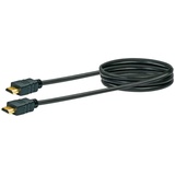 Schwaiger HDMI® Anschlusskabel HDM15 533 schwarz, 1,5m, 2x HDMI