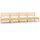vidaXL 4-tlg. Garten-Lounge-Set Kiefer Massivholz