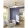 EGLO Las Palmas 132 cm Deckenventilator weiß matt/opal mit Licht