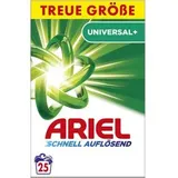 Ariel Waschmittel Universal+, Vollwaschmittel, Pulver, schnell auflösend, 1,6kg, Waschladungen Ausgezeichnete Fleckenentfernung