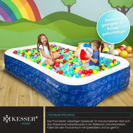 Kesser Aufblasbarer Pool 240 x 142 x 56 cm blau