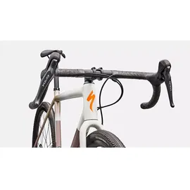 Specialized Crux Comp 2026 58 Zoll RH 58 cm Unisex Dune White/Sandstone Metallic/Desert Metallic/Orange Zest