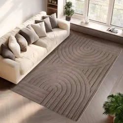 Teppich AYYILDIZ TEPPICHE "POMPEI 1611", beige, B:200cm H:12mm L:290cm, Microfaser, Teppiche, Läufer, pflegeleichte Oberfläche, leicht zu reinigen, Kurzflor