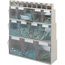 Lockweiler Klarsichtmagazin H77xB600xT63mm 9 x A Ku.blau LOCKWEILER