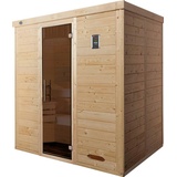 weka Sauna »Kemi«, 7,5 kW Bio-Ofen mit digitaler Steuerung, beige