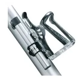 Topeak Micro Rocket Minipumpe Aluminium Silber