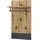 Vicco Wandgarderobe Selena Eiche Anthrazit 44 x 83 cm