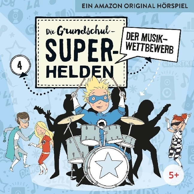 Die Grundschul-Superhelden - Der Musikwettbewerb (Folge 04) - Die Grundschul-Superhelden (Hörbuch)
