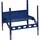 Nordwest Handel AG Abrollgerät LOGS 110 H520xB540xT390mm blau RAL 5022 m.2 Achsen LOGS