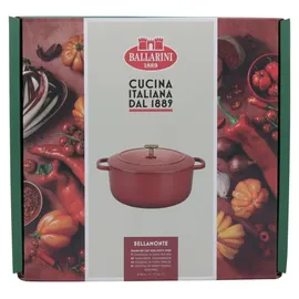 BALLARINI Bellamonte Cocotte 24 cm rund rot