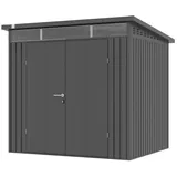 primeyard Gerätehaus 2,10 x 1,80 m Anthrazit