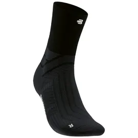 Bauerfeind Run Performance Mid Cut Socken Schwarz 43-46