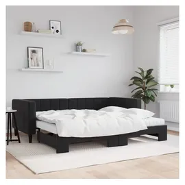 vidaXL Tagesbett 90 x 200 cm Schwarz