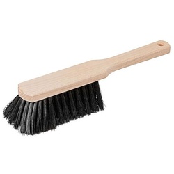Handfeger Holz roh, Polymex-Bestückung - Länge 32 cm