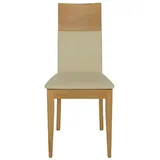 JVmoebel Stuhl Esszimmerstuhl 1-Sitzer Holz Sessel handgefertigten Esszimmerstuhl, Made in Europa weiß