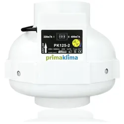 Prima Klima Speed 2 Radial Ventilator 220-360m3/h mit 125mm Durchmesser