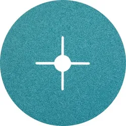 Zirkon Fiberscheibe Ø 180mm Z50 für hohen Abtrag auf Stahl
