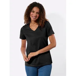 Casual Looks WITT WEIDEN 2er-Pack Shirts in schwarz + schwarz | Gr.: 46