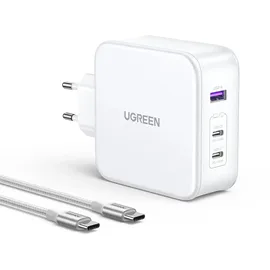 UGREEN Nexode 140W GaN Fast Charger+USB-C Cable wht Ladegerät