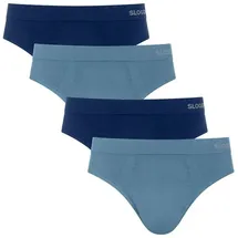 SLOGGI Slip GO Smooth Brief blau XXL 4er Pack